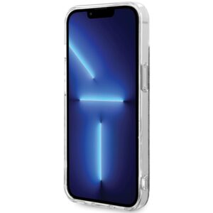 Guess GUHMP15SH4STK Apple iPhone 15 / 14 / 13 6.1" juodos spalvos kietas dėklas IML 4G MagSafe - Image 4