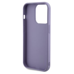 Guess GUHCP14XPSFDGSU Apple iPhone 14 Pro Max 6.7" violetinės spalvos kietas dėklas Sequin Script Metal - Image 7