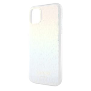 Guess GUHCN61HDECMI Apple iPhone 11 / Xr 6.1" kietas dėklas IML Faceted Mirror Disco Iridescent - Image 6