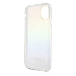 Guess GUHCN61HDECMI Apple iPhone 11 / Xr 6.1" kietas dėklas IML Faceted Mirror Disco Iridescent - Image 7