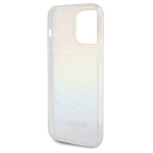 Guess GUHCP13XHDECMI Apple iPhone 13 Pro Max 6.7" kietas dėklas IML Faceted Mirror Disco Iridescen - Image 7