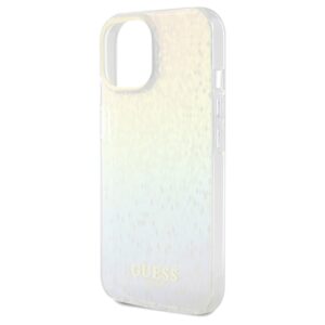 Guess GUHCP14SHDECMI Apple iPhone 14 / 15 / 13 6.1" kietas dėklas IML Faceted Mirror Disco Iridesc - Image 6