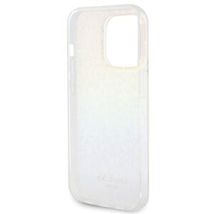 Guess GUHCP14LHDECMI Apple iPhone 14 Pro 6.1" kietas dėklas IML Faceted Mirror Disco Iridescent - Image 7