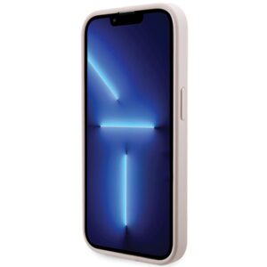 Guess GUHMP15LP4RPSP Apple iPhone 15 Pro 6.1" rožinės spalvos kietas dėklas 4G Printed Stripes MagSafe - Image 5