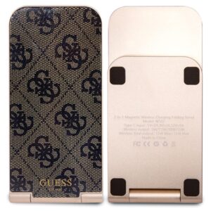 Guess foldable bag. induction 2in1 GUDCFAL4PEGW 15W rudos spalvos 4G Pattern MagSafe - Image 4