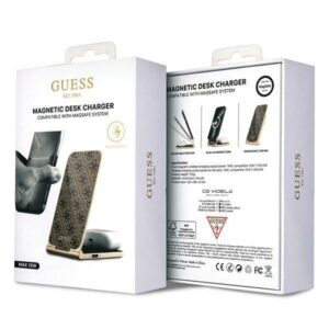 Guess foldable bag. induction 2in1 GUDCFAL4PEGW 15W rudos spalvos 4G Pattern MagSafe - Image 7