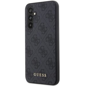 Guess GUHCS23FEG4GFGR S23 FE S711 grey kietas dėklas 4G Metal Gold Logo - Image 2