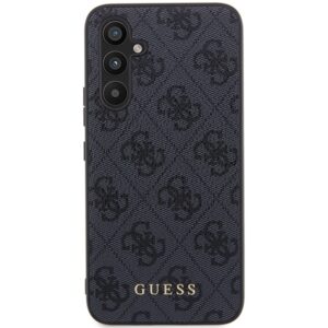 Guess GUHCS23FEG4GFGR S23 FE S711 grey kietas dėklas 4G Metal Gold Logo - Image 3