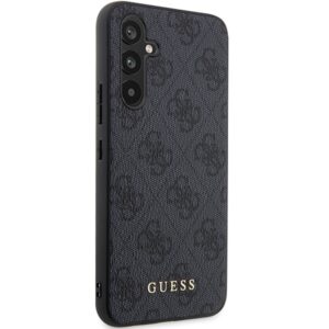 Guess GUHCS23FEG4GFGR S23 FE S711 grey kietas dėklas 4G Metal Gold Logo - Image 4