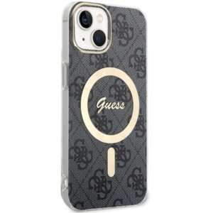 Guess GUHMP15MH4STK Apple iPhone 15 Plus/ 14 Plus 6.7" juodos spalvos kietas dėklas 4G MagSafe - Image 3