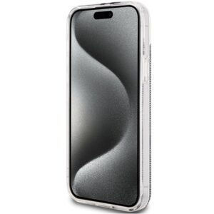 Guess GUHCP15MH4PSEGK Apple iPhone 15 Plus / 14 Plus 6.7" juodos spalvos kietas dėklas IML 4G Gold Stripe - Image 5