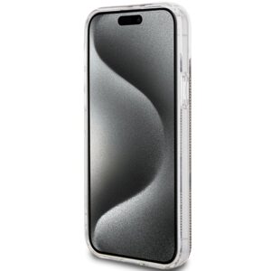 Guess GUHCP15MH4PSEGW Apple iPhone 15 Plus /14 Plus 6.7" rudos spalvos kietas dėklas IML 4G Gold Stripe - Image 5