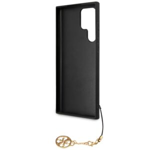 Guess GUHCS24LGF4GGR S24 Ultra S928 juodos spalvos kietas dėklas 4G Charms Collection - Image 7