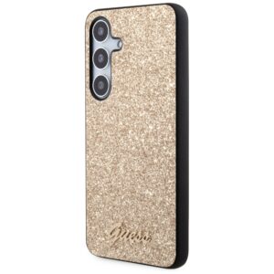 Guess GUHCS24SHGGSHD S24 S921 gold kietas dėklas Glitter Script - Image 2