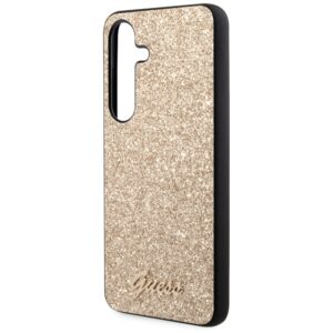 Guess GUHCS24SHGGSHD S24 S921 gold kietas dėklas Glitter Script - Image 6
