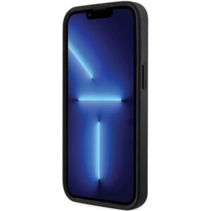 Guess GUHMP15SHGCFSEK Apple iPhone 15 / 14 /13 6.1" juodos spalvos kietas dėklas GCube Stripes MagSafe - Image 5