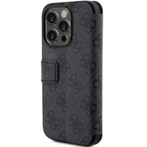 Guess GUBKP15L4GMGGR Apple iPhone 15 Pro 6.1" pilkos spalvos book 4G Metal Logo - Image 6