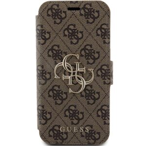 Guess GUBKP15L4GMGBR Apple iPhone 15 Pro 6.1" brown book 4G Metal Logo - Image 3