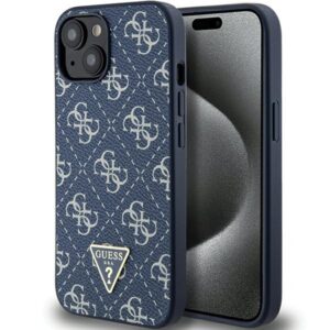 Guess GUHCP15MPG4GPB Apple iPhone 15 Plus / 14 Plus 6.7" blue kietas dėklas 4G Triangle Metal Logo