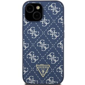 Guess GUHCP15MPG4GPB Apple iPhone 15 Plus / 14 Plus 6.7" blue kietas dėklas 4G Triangle Metal Logo - Image 3