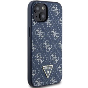 Guess GUHCP15MPG4GPB Apple iPhone 15 Plus / 14 Plus 6.7" blue kietas dėklas 4G Triangle Metal Logo - Image 4