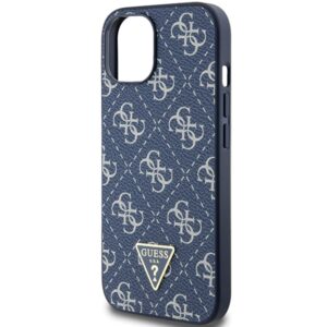 Guess GUHCP15MPG4GPB Apple iPhone 15 Plus / 14 Plus 6.7" blue kietas dėklas 4G Triangle Metal Logo - Image 6
