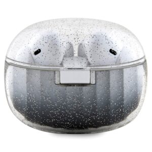 Guess Bluetooth ausinės GUTWSHDGKEEK TWS + docking station juodos spalvos Glitter Gradient - Image 2