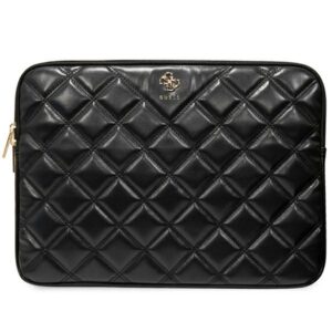 Guess Dėklas kompiuteriui GUCS14ZPSQSSGK 14" juodos spalvos Quilted 4G - Image 1