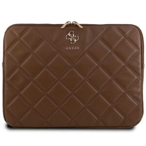 Guess Dėklas kompiuteriui GUCS14ZPSQSSGW 14" rudos spalvos Quilted 4G - Image 1