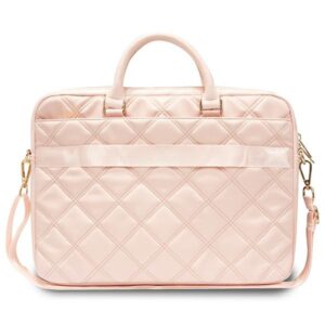 Guess krepšys kompiuteriui GUCB15ZPSQSSGP 16" rožinės spalvos Quilted 4G - Image 3