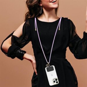 Guess GUOUCNMG4EU Universal CBDY Cord strap lilac Nylon 4G Metal Charm - Image 5