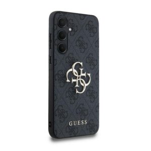 Guess GUHCSA354GMGGR A35 A356 juodos spalvos kietas dėklas 4G Big Metal Logo - Image 4