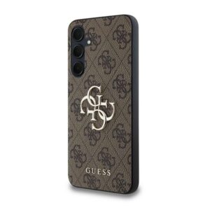 Guess GUHCSA354GMGBR A35 A356 rudos spalvos kietas dėklas 4G Big Metal Logo - Image 2