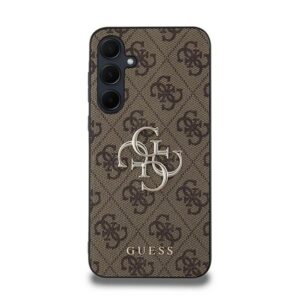 Guess GUHCSA354GMGBR A35 A356 rudos spalvos kietas dėklas 4G Big Metal Logo - Image 3