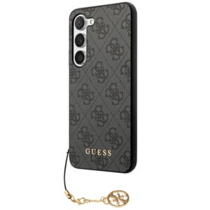 Guess GUHCSA35GF4GGR A35 A356 juodos spalvos kietas dėklas 4G Charms Collection - Image 2