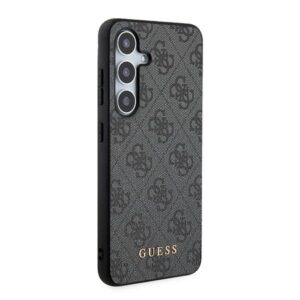 Guess GUOHCSA35G4GFGR A35 A356 juodos spalvos kietas dėklas 4G Metal Gold Logo - Image 4