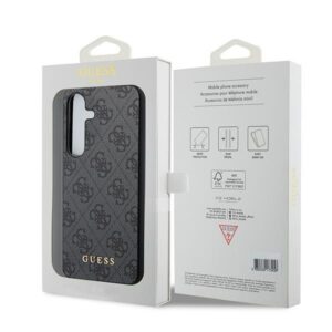 Guess GUOHCSA35G4GFGR A35 A356 juodos spalvos kietas dėklas 4G Metal Gold Logo - Image 8