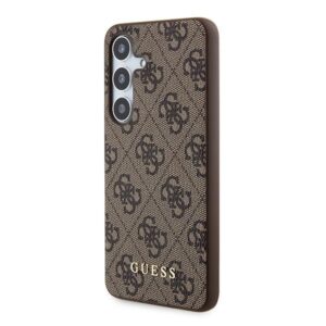 Guess GUOHCSA35G4GFBR A35 A356 rudos spalvos kietas dėklas 4G Metal Gold Logo - Image 2