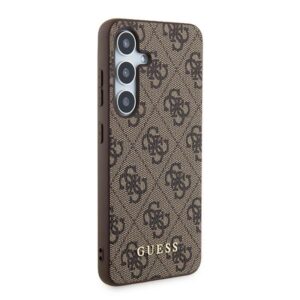 Guess GUOHCSA35G4GFBR A35 A356 rudos spalvos kietas dėklas 4G Metal Gold Logo - Image 4