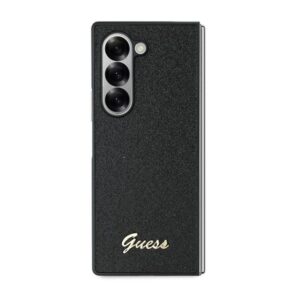 Guess GUHCZFD6HGGSHK Z Fold6 F956 juodos spalvos 4G Glitter Script - Image 2