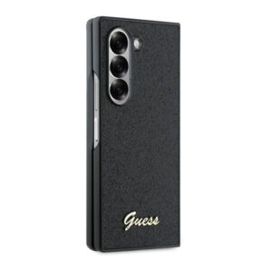 Guess GUHCZFD6HGGSHK Z Fold6 F956 juodos spalvos 4G Glitter Script - Image 5