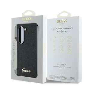 Guess GUHCZFD6HGGSHK Z Fold6 F956 juodos spalvos 4G Glitter Script - Image 7