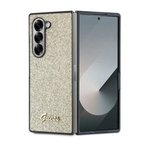 Guess GUHCZFD6HGGSHD Z Fold6 F956 gold 4G Glitter Script