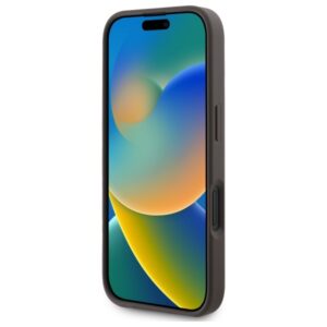 Guess GUHMP16SP4RPSW Apple iPhone 16 6.1" rudos spalvos kietas dėklas 4G Printed Stripes MagSafe - Image 5