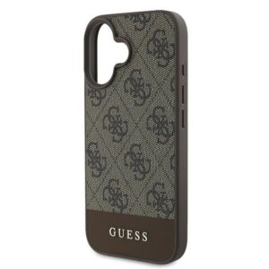 Guess GUHCP16MG4GLBR Apple iPhone 16 Plus 6.7" rudos spalvos kietas dėklas 4G Bottom Stripe - Image 6