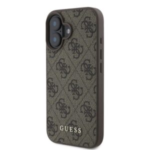 Guess GUHCP16SG4GFBR Apple iPhone 16 6.1" rudos spalvos kietas dėklas 4G Classic - Image 2