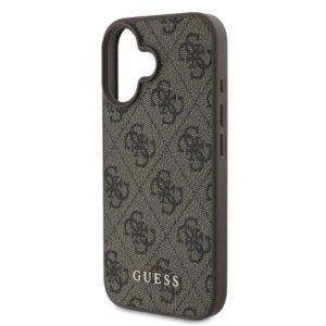 Guess GUHCP16SG4GFBR Apple iPhone 16 6.1" rudos spalvos kietas dėklas 4G Classic - Image 4