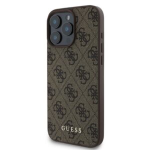 Guess GUHCP16LG4GFBR Apple iPhone 16 Pro 6.3" rudos spalvos kietas dėklas 4G Classic - Image 2