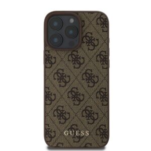 Guess GUHCP16LG4GFBR Apple iPhone 16 Pro 6.3" rudos spalvos kietas dėklas 4G Classic - Image 3