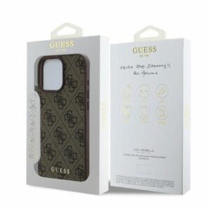 Guess GUHCP16LG4GFBR Apple iPhone 16 Pro 6.3" rudos spalvos kietas dėklas 4G Classic - Image 4
